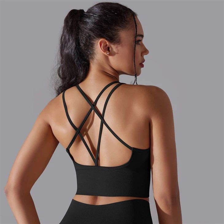 Women's Cross Back Sports Yoga Bra